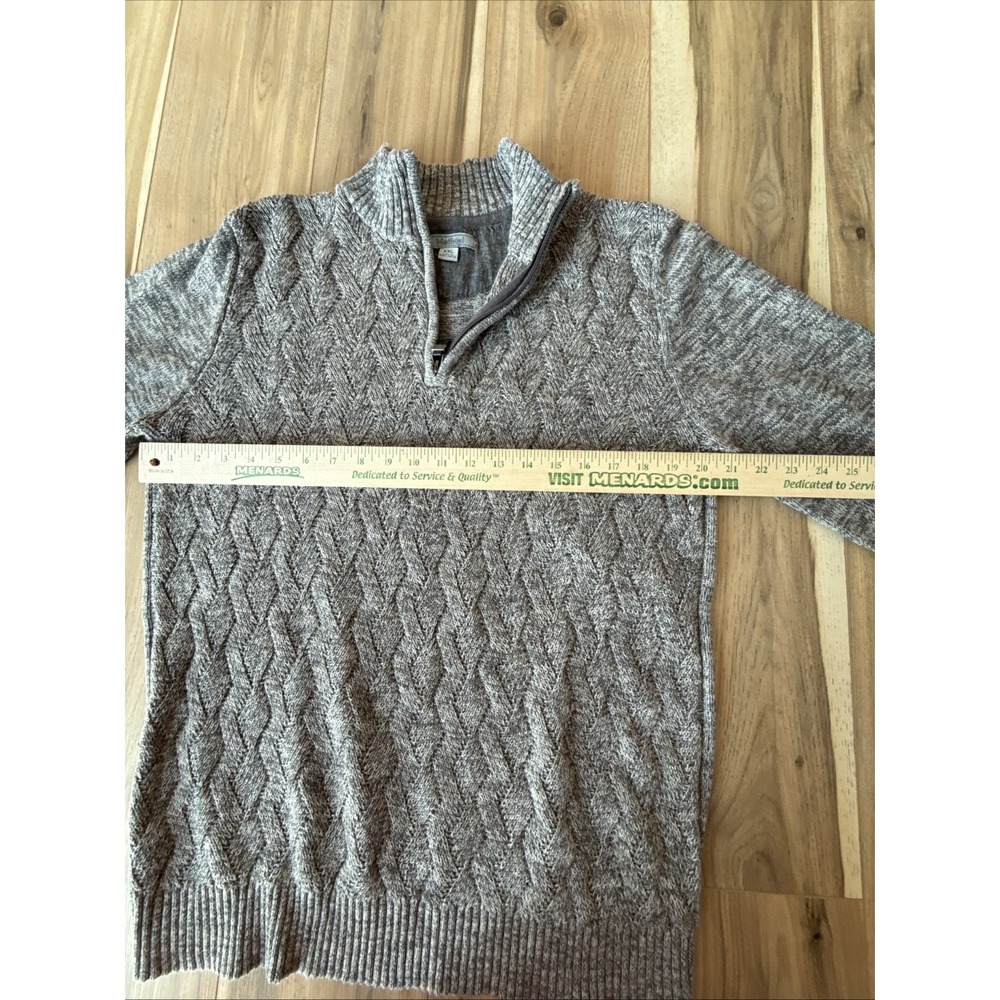Method Men's Long Sleeve Quarter Zip Knit Sweater XxL‎ Gray j367 - Picture 4 of 6
